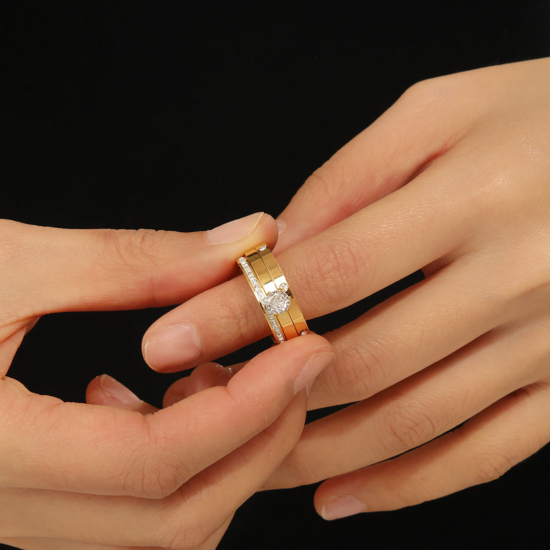 Vibesbuy® Minimalist Gold Rings