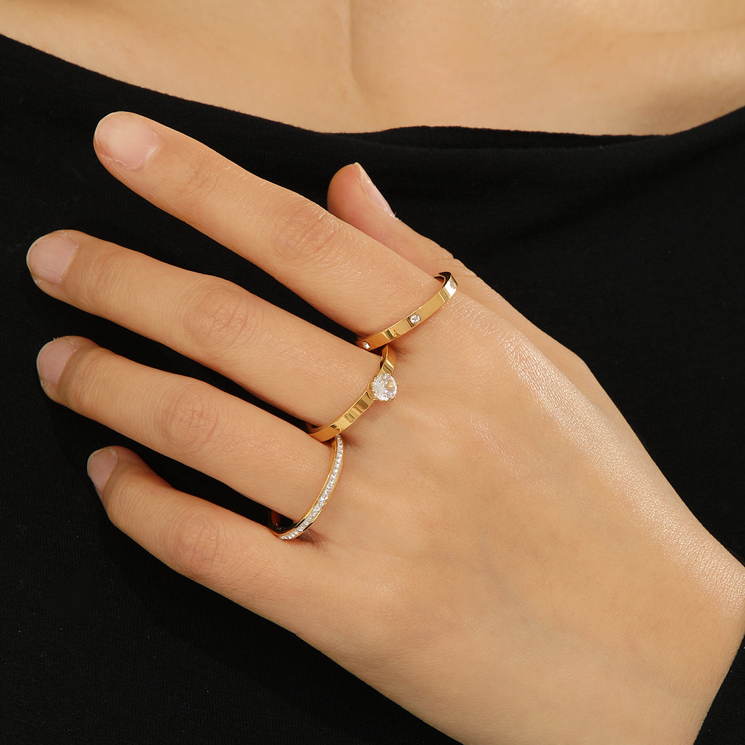 Vibesbuy® Minimalist Gold Rings