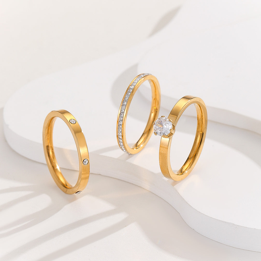 Vibesbuy® Minimalist Gold Rings