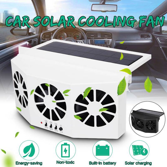 Vibesbuy® Car Solar Power Ventilation Fan